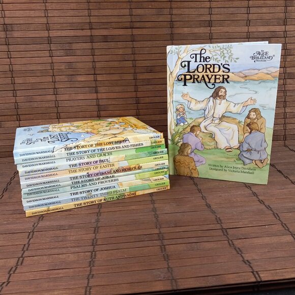 Lot Of 12 Alice In Bibleland Storybooks Alice Joyce Davidson Old New Testament - Picture 1 of 10